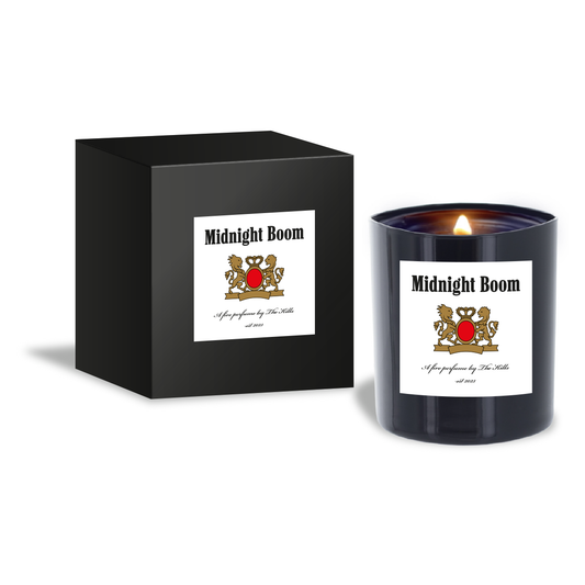Limited Edition Midnight Boom Custom Candle