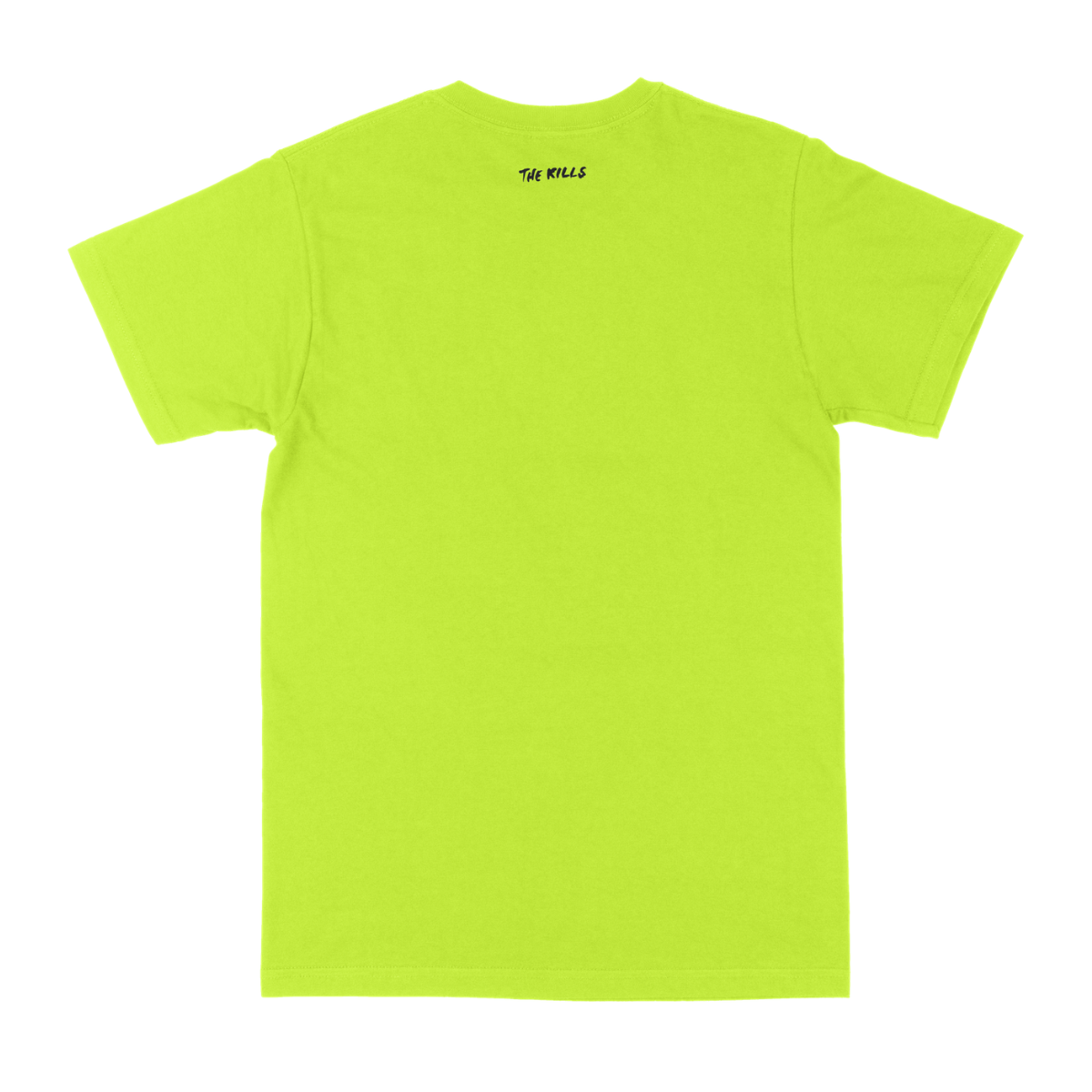 Neon green sales t shirt back