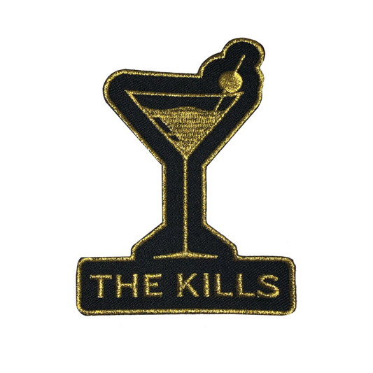 Martini Embroidered Patch